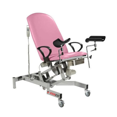 Cadeira de exame para ginecologia - 1201 - ESSCO - elétrica / hidráulica / com altura regulável
