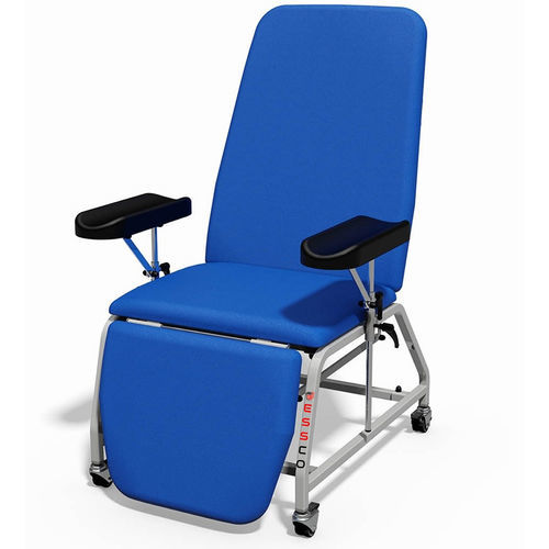 Poltrona manual para coleta de sangue - 1153 - ESSCO - articulada em 3 seções / fixa
