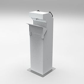 Dispenser para álcool-gel de parede - V4eco - SAFE AND CLEAN - de piso / automático