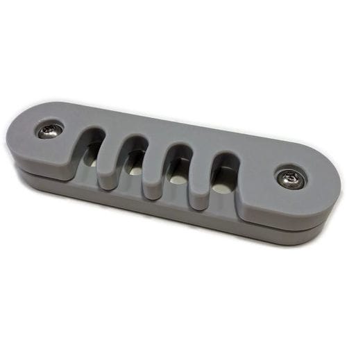 Organizador de cabos de 4 lugares - SM19-4CH-12 - Secure Mount - em aço inoxidável