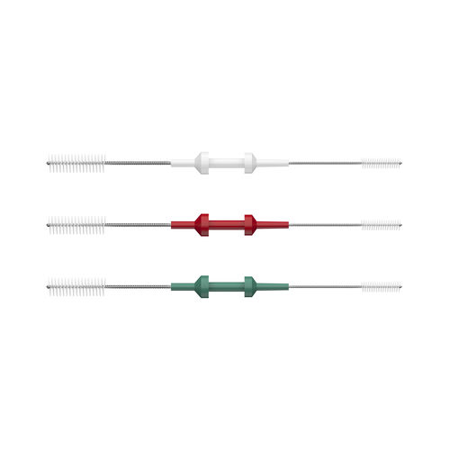 Escova de limpeza para endoscópio - ATE-SQS-5*10*160 - Jiangsu Ate Medical Technology - em material plástico / de dupla cabeça / não estéril