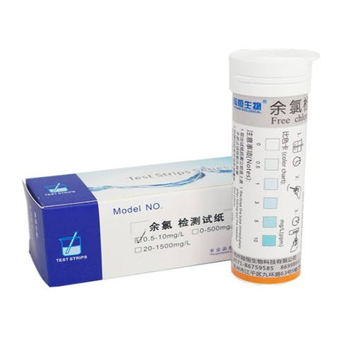 Tira de teste para análise de água - Hangzhou Lohand Biological Technology Co., Ltd. - de cloro / de cloreto