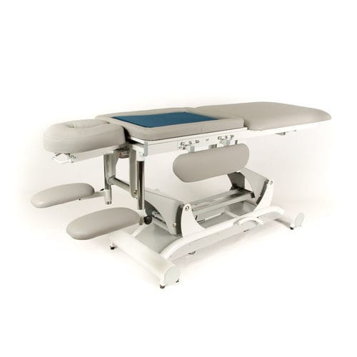 Mesa de massagem elétrica - UTERA - Ylima - com rodízios / com encosto regulável / com apoio de cabeça
