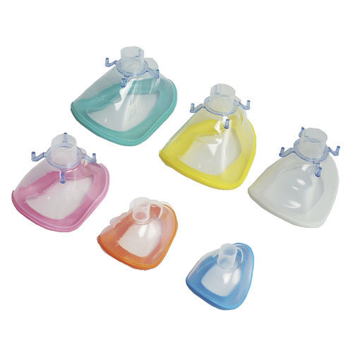 Máscara de anestesia sem látex - NC-Lite™ - Non-Change Enterprise - descartável / transparente