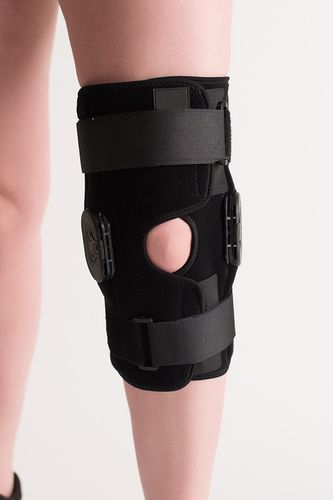Órtese de joelho - Wrap™Gen II - Dr Medical - com abertura na região da patela / articulada
