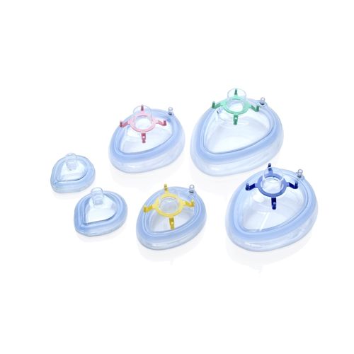 Máscara de anestesia infantil - Hisern Medical - para adulto / neonatal / descartável