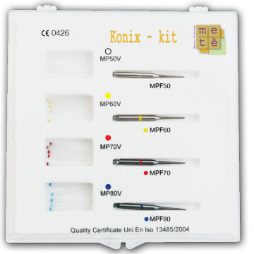 Pino intrarradicular em fibra - Konix - Metè