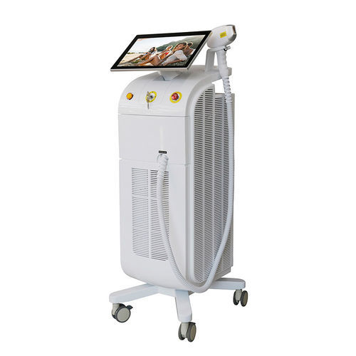 Aparelho de depilação a laser - KM900D - Weifang KM Electronics - para rejuvenescimento da pele / díodo / com carrinho