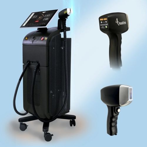 Aparelho de depilação a laser - KM900D - Weifang KM Electronics - Nd:YAG / com carrinho