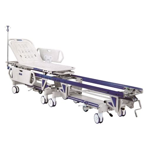 Carro-maca para transferência de pacientes - XF181 - Foshan Xufeng Medical Technology Co., Ltd. - manual / com altura regulável / com encosto regulável
