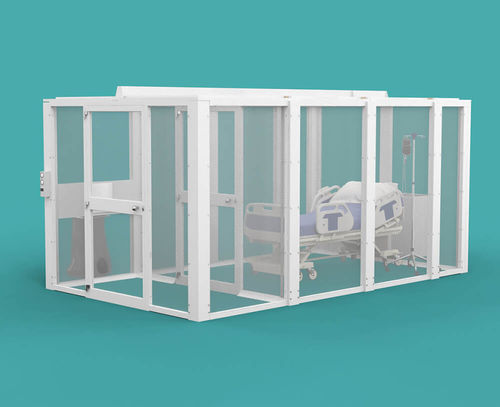 Sala de isolamento de contenção biológica - ISOLA - Kleanlabs - para o setor médico