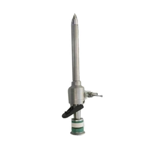 Trocarte para laparoscopia - PS-8706 - Peak Surgicals - com lâmina / com torneira de insuflação / com camisa