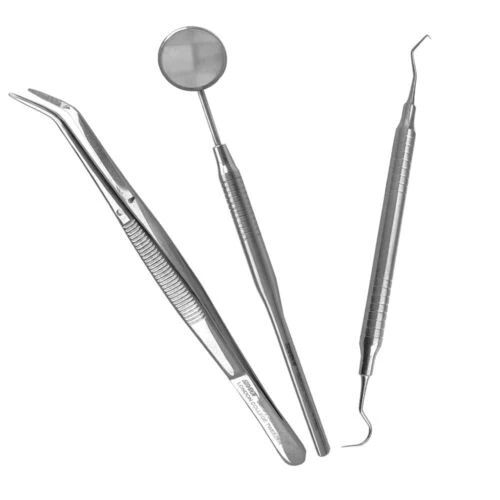 Sonda odontológica de diagnóstico - PS-J-046 - Peak Surgicals - dupla / em aço inoxidável