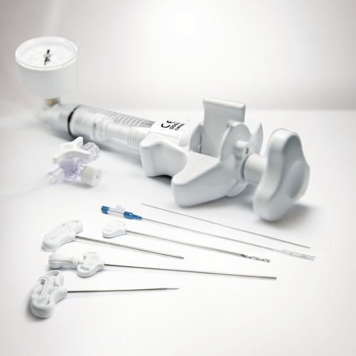 Dispositivo para reparação de fraturas vertebrais de agulha - SPASY™ - Seawon Meditech - com fresa / seringa de cimento ósseo / para cifoplastia percutânea