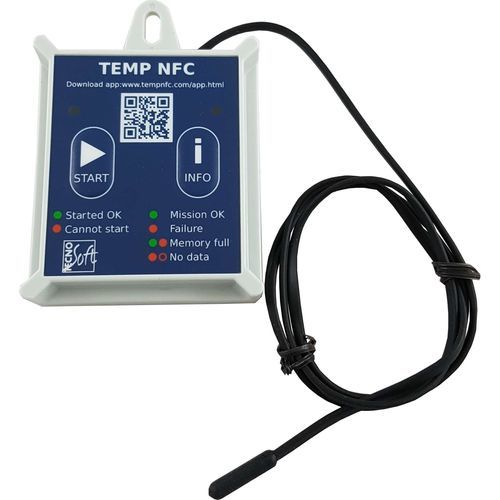 Registrador de dados de temperatura - TempNFC RCE - Tecnosoft SRL - de laboratório / para cadeia de frio / com tecnologia rádio