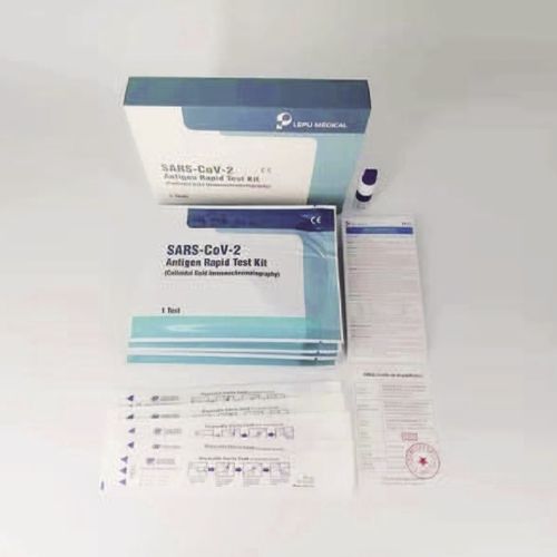 Kit de teste de COVID-19 - LEPU-02 - ZHENJIANG LANDFAST - de antígeno / de SARS-COV-2 / nasal