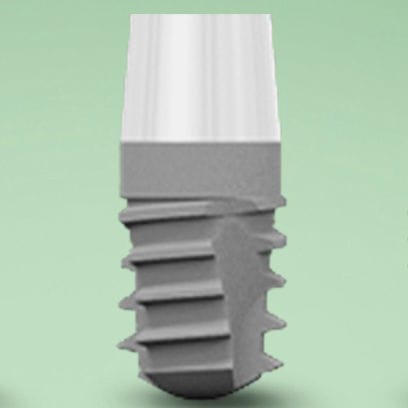 Implante dentário cilíndrico - KE  - Biosafin - em titânio / de hexágono interno / reto