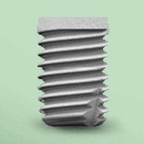 Implante dentário cilíndrico - TTc - Biosafin - em titânio / cônico / curto