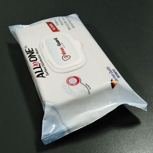 Lenços umedecidos para pisos e outras superfícies - All in One - Virus Guard Dezenfektan Sti Ltd - emb. 50 unidades