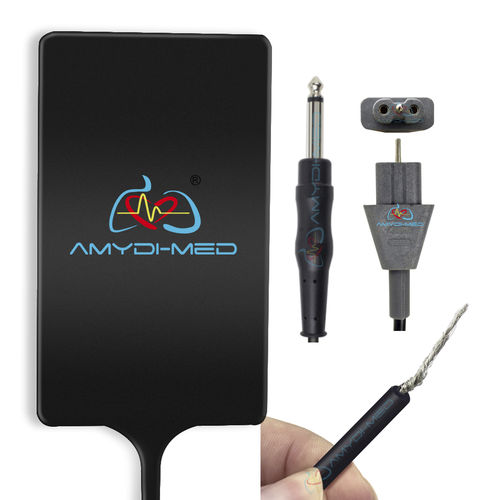 Placa neutra para bisturi elétrico - AMD-HE-EN0006-01-S - Shenzhen Amydi-med Electronics Tech - em silicone / descartável