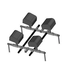 Suporte de peito para mesa cirúrgica - AT911 - ASL Accessoires