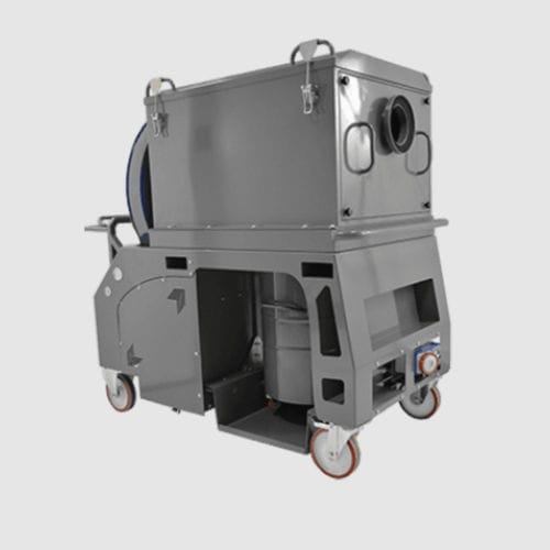 Aspirador para a indústria farmacêutica - XTRACTOR 55 - DELFIN - móvel / compacto / com sistema de filtragem
