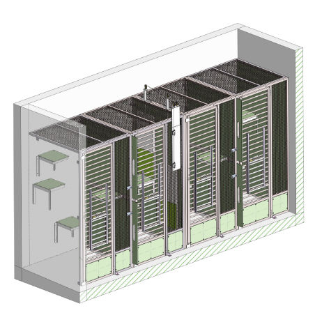 Cercado para animais para primatas - Macaque  - Zoonlab GmbH