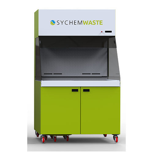Estação de trabalho para eliminação da cama - SychemWASTE - Zoonlab GmbH - veterinária / com rodízios / automática