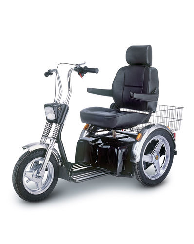 Scooter elétrica de mobilidade reduzida - Afiscooter SE - AFIKIM Electric Vehicles - de 3 rodas / com cesta