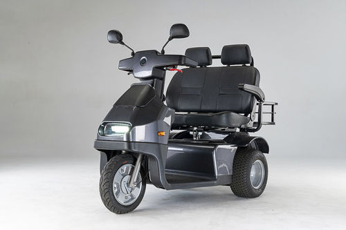 Scooter elétrica de mobilidade reduzida - AFISCOOTER S3  - AFIKIM Electric Vehicles - de 3 rodas / de 2 lugares / com cesta