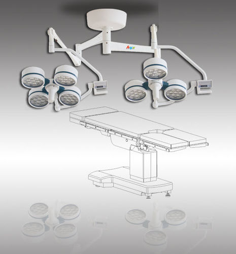 Foco cirúrgico de teto - HYZ02-D series - HYZMED Medical - de LED / 2 braços / 96