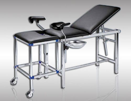 Mesa para exame ginecológico - HYZ5310 - HYZMED Medical - manual / com altura fixa / com encosto regulável