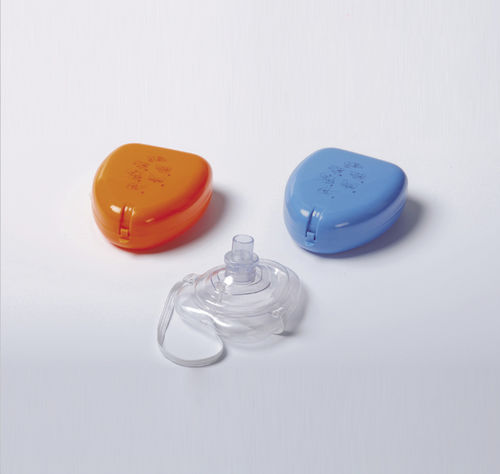 Máscara de RCP para respiração boca a boca - HYZMED Medical - para RCP / em PVC / transparente