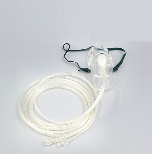 Máscara de oxigênio de capnografia - B11200 series - HYZMED Medical - em PVC / sem látex / transparente