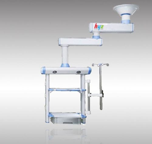 Estativa de braço para endoscopia - 005 - HYZMED Medical - de teto / articulado / com braço simples