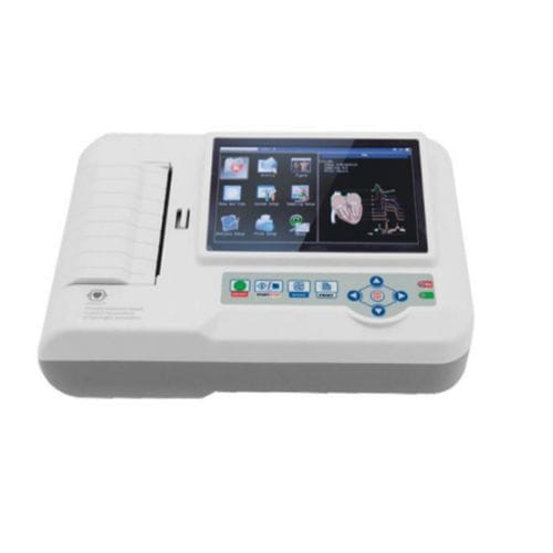 Eletrocardiógrafo para ECG em repouso - ECG600G  - HYZMED Medical - 6 canais / digital / com impressora