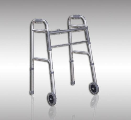 Andador com 2 rodas - 1201 - HYZMED Medical - com altura regulável / dobrável