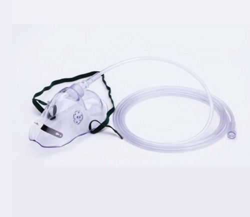 Máscara de oxigênio em PVC - A01 - HYZMED Medical - transparente / regulável