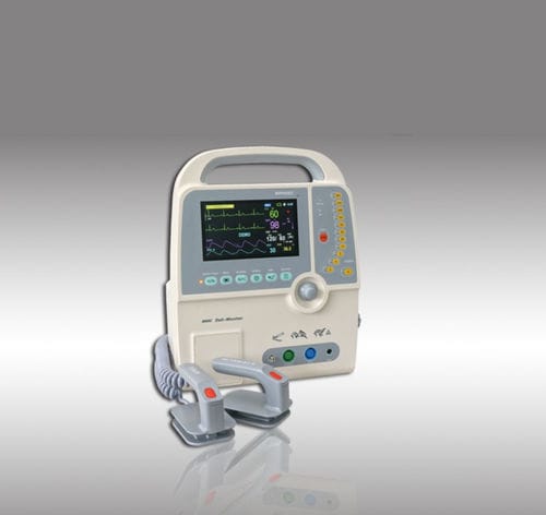 Desfibrilador externo manual - 9000C - HYZMED Medical - com monitor multiparamétrico / bifásico