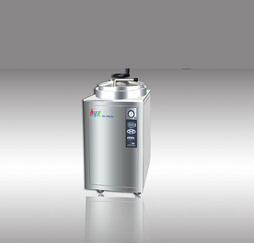Esterilizador hospitalar a vapor saturado - 200KBS - HYZMED Medical - vertical / móvel / em aço inoxidável