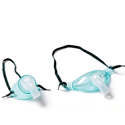 Máscara para traqueostomia em PVC - B15100 series - HYZMED Medical - sem látex / transparente / regulável