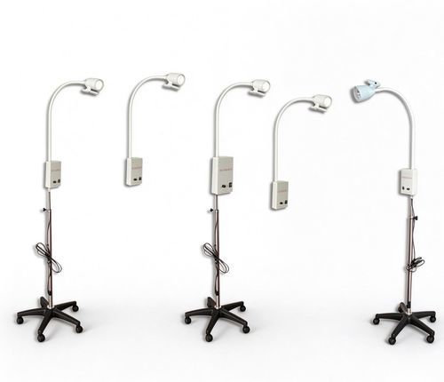 Foco clínico de emergência - D01 series - HYZMED Medical - de LED / móvel / de altura regulável