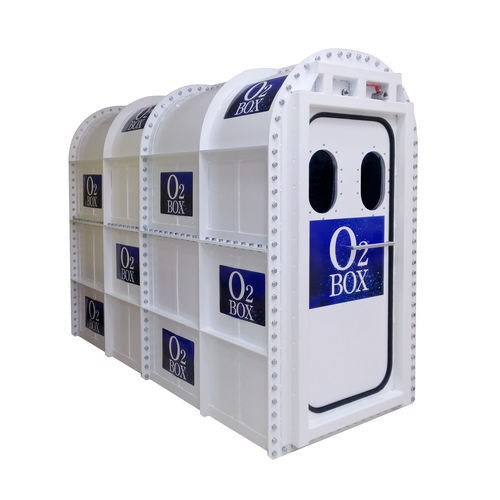 Cápsula hiperbárica para oxigenoterapia - O2 BOX TB2-45V - TimeWorld - multipaciente