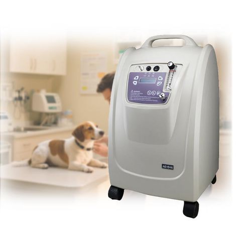 Concentrador de oxigênio médico-hospitalar - AE-5 - Shenyang Aerti Tech - veterinário / com rodízios / de PSA