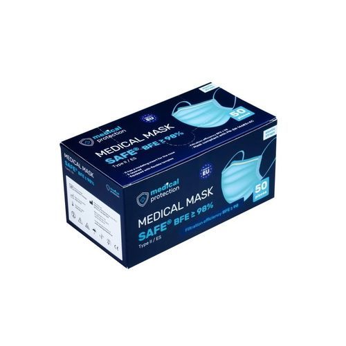 Máscara de proteção em poliéster - SAFE® type II ES  - Medical Protection - de 2 filtros / semifacial / para adultos