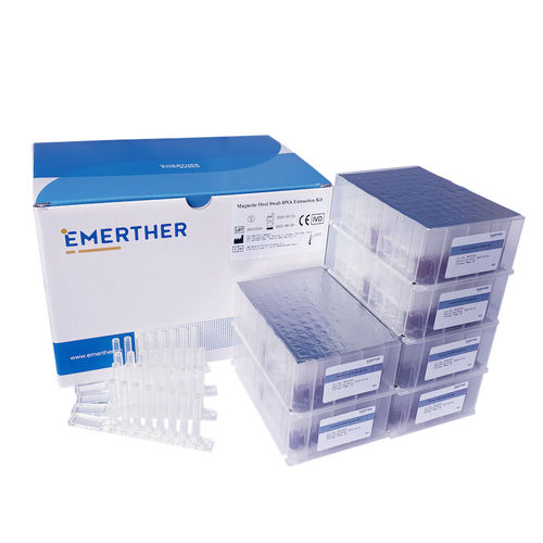 Kit de reagentes de esferas magnéticas - 96B - The EmerTher Company - para extração de DNA / para coleta de saliva / para swab oral
