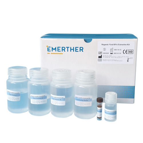 Kit de reagentes de esferas magnéticas - Bottle Format - The EmerTher Company - para extração de RNA / para vírus / de coronavírus