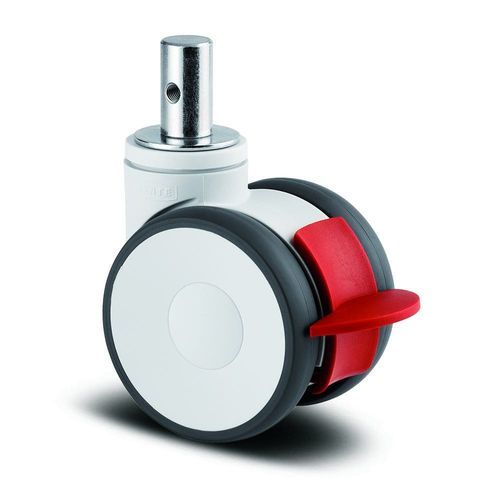Roda para carrinho hospitalar - Linea - TENTE International GmbH - com freio / em poliamida / em poliuretano