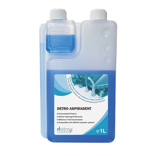 Detergente para sistemas de sucção odontológicos - Detro Aspiradent - Detro Healthcare - espumante / à base de água / 1.000 ml