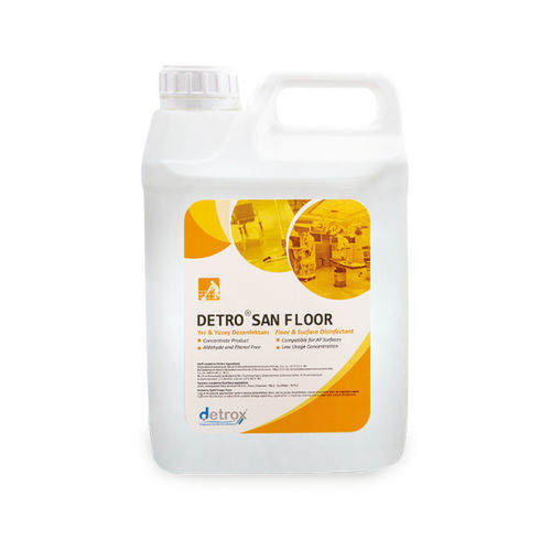 Desinfetante para pisos e outras superfícies - Detro San  - Detro Healthcare - líquido / 1.000 ml / 5.000 ml